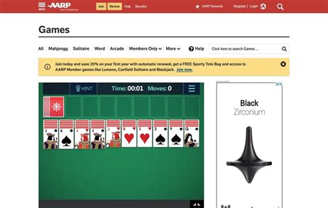 aarp freecell|aarp free cell new.